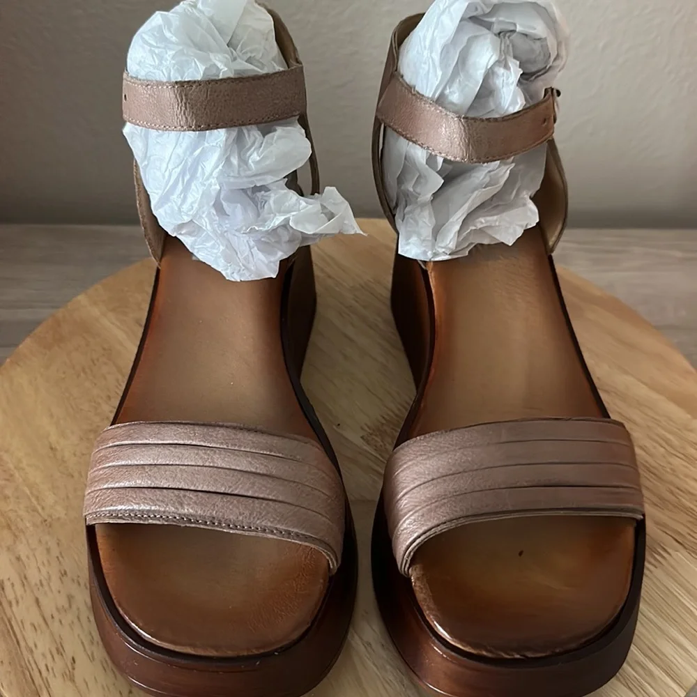 Miz Mooz Leather Platform Wedges - Gwyneth